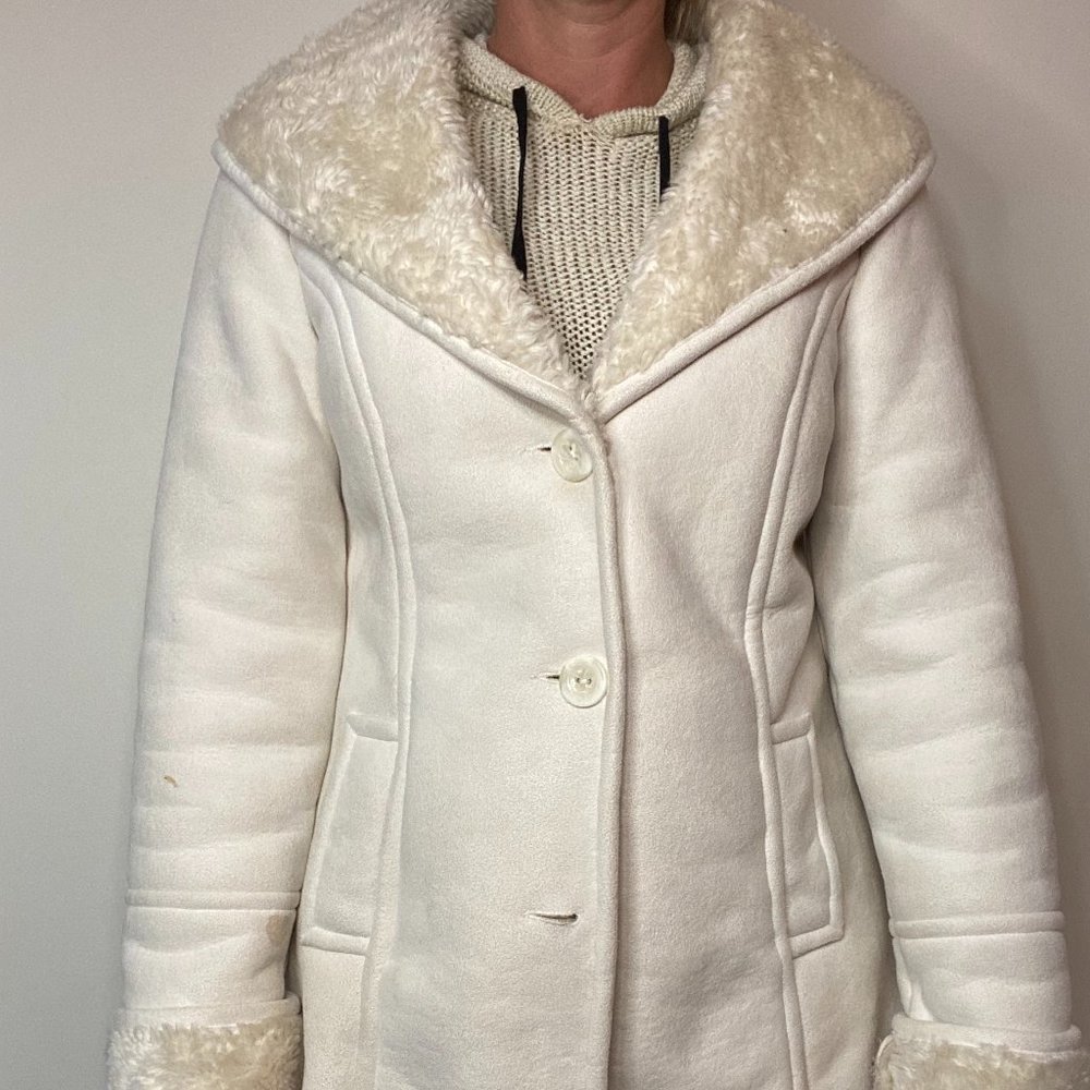 Jacket, Ivory, warm & cuddly